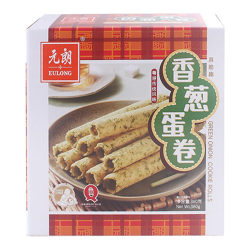 380g Green-Onion Cookie Rolls