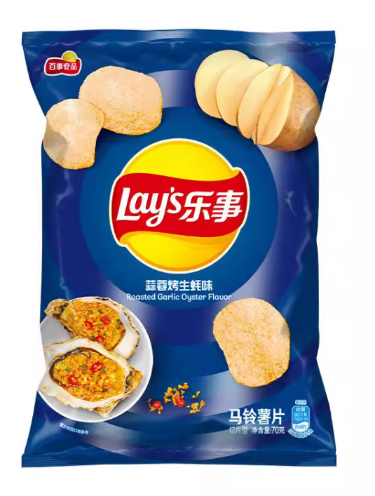 70g Potato Chips (Roasted Garlic Oyster Flv)