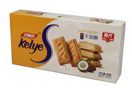 80g Puff Pastry (Coconut Flv)