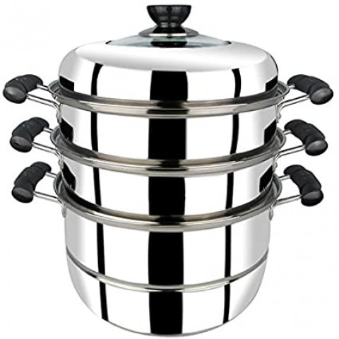 34cm (4 Tiers) S/S Steamer