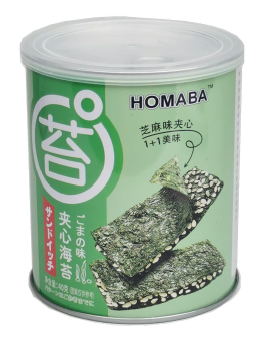 40g Sandwiched Seaweed (Sesame Flv)