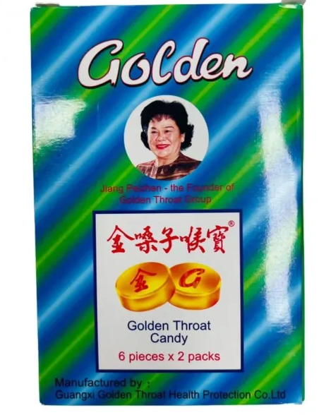 Golden Throat Lozenge Candy