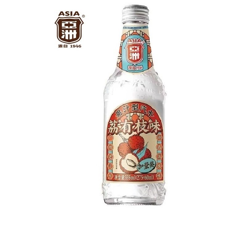 335ml Lychee Flv Fruity Soda