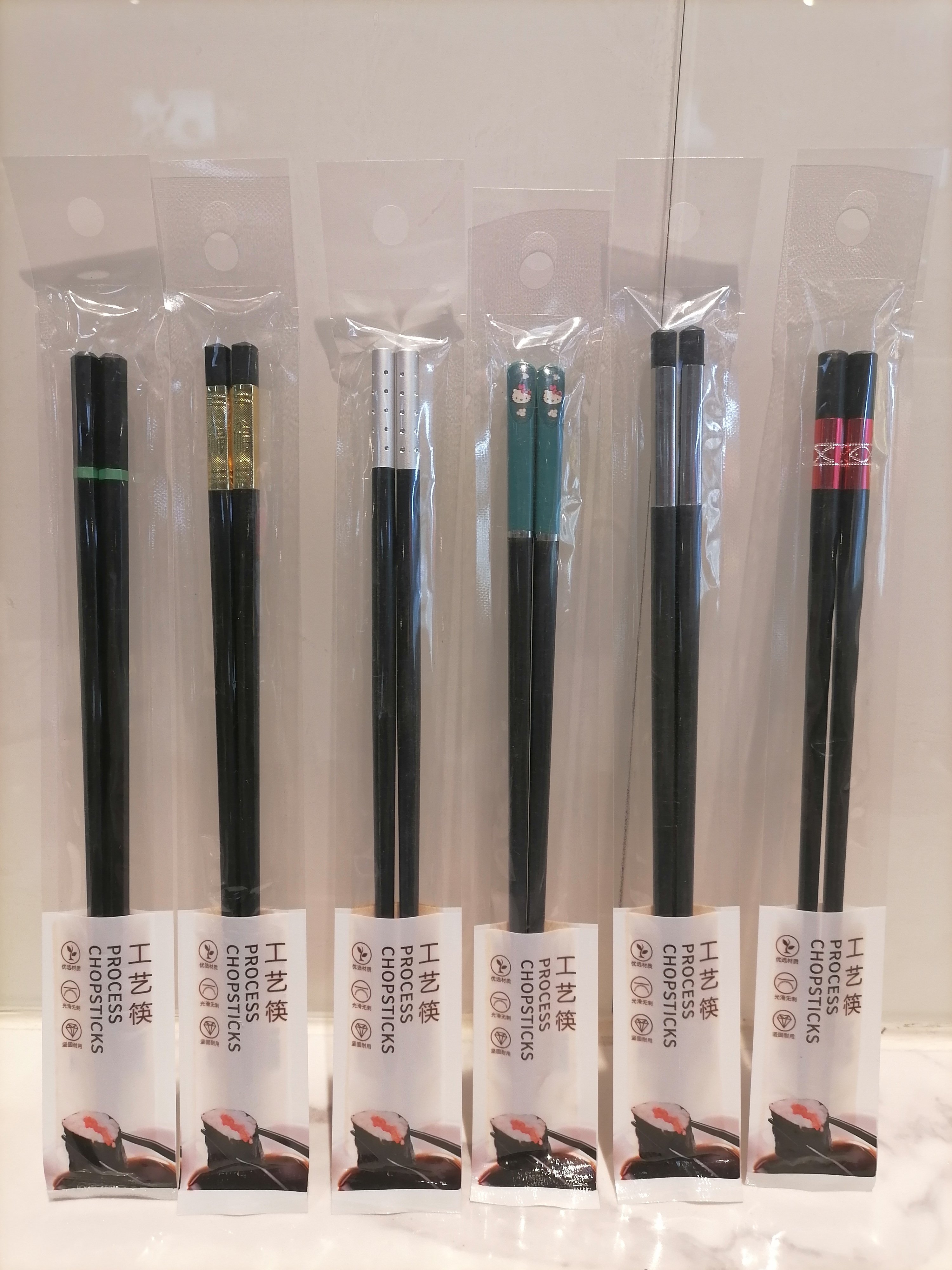 Single Black Chopsticks (JY4414)