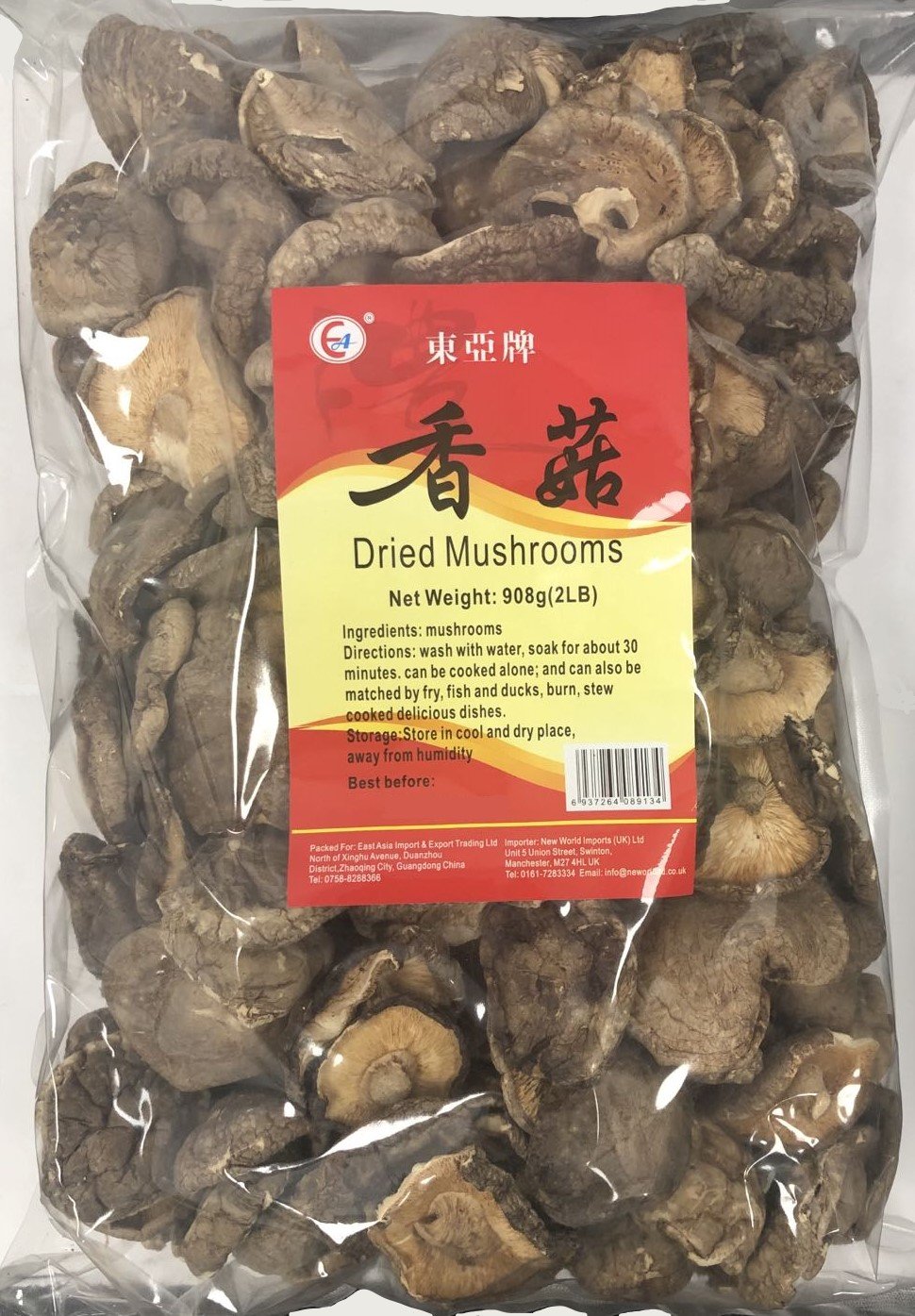 908g Dried Mushrooms