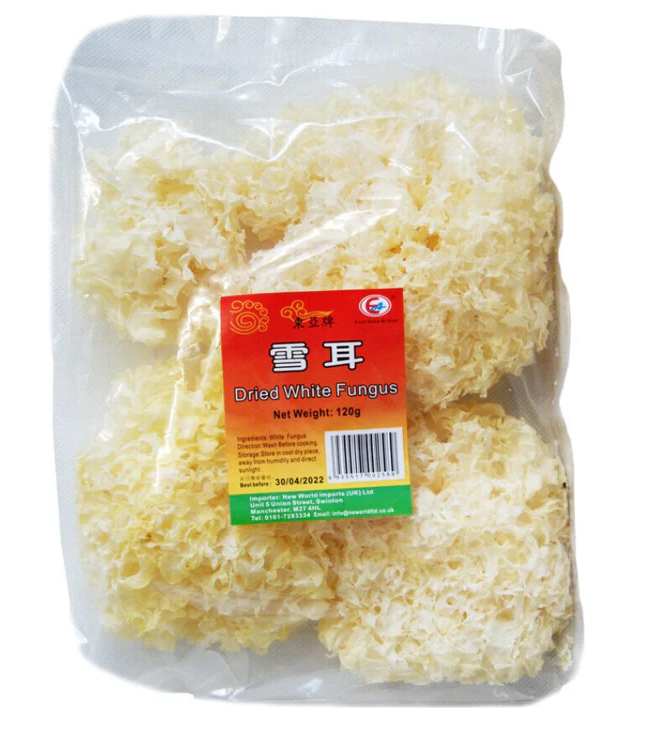 120g White Fungus (Natural Yellow)