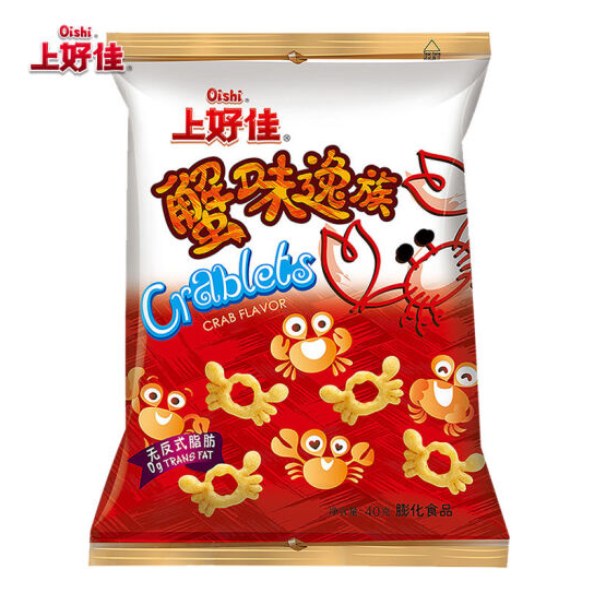 40g Crablets ( Crab Flavor Puff Crisps)