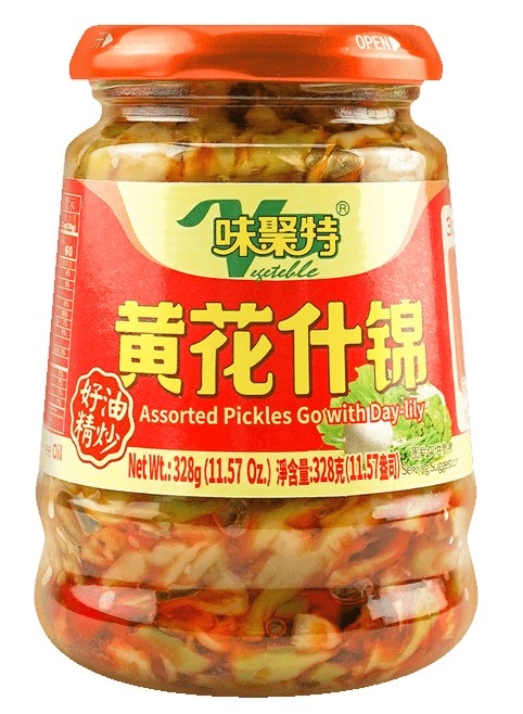 328g Day-Lily and Vegetables