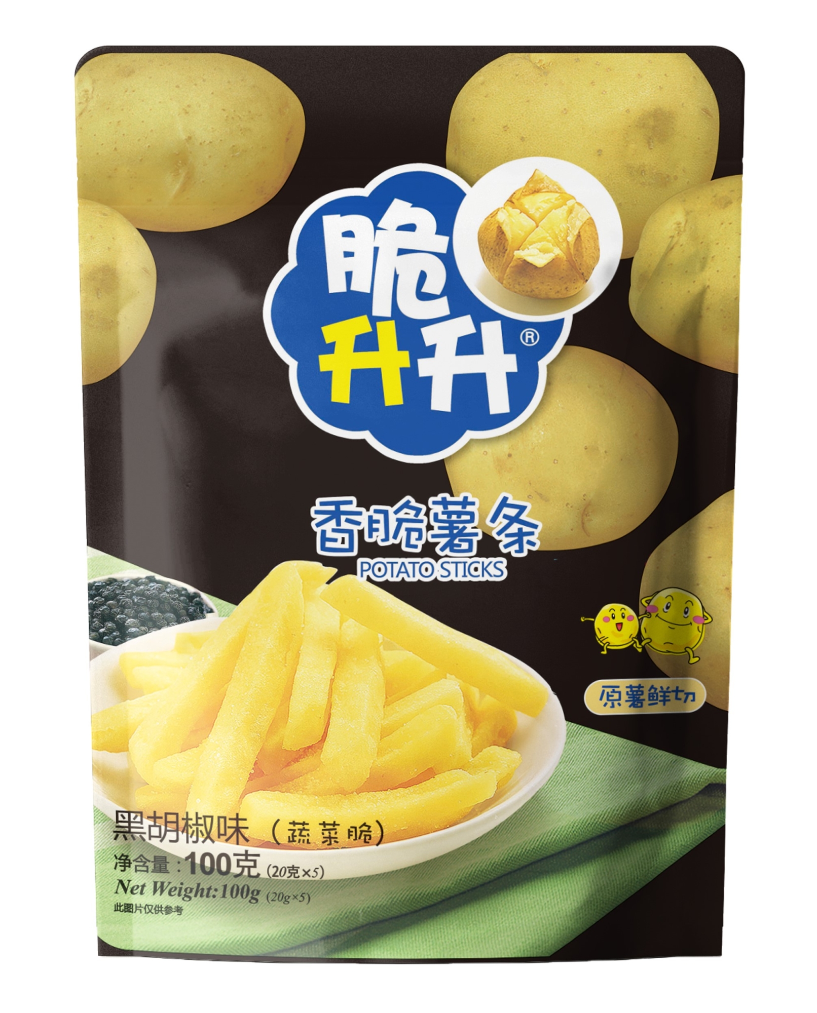100g Potato Sticks (Black Pepper Flv)