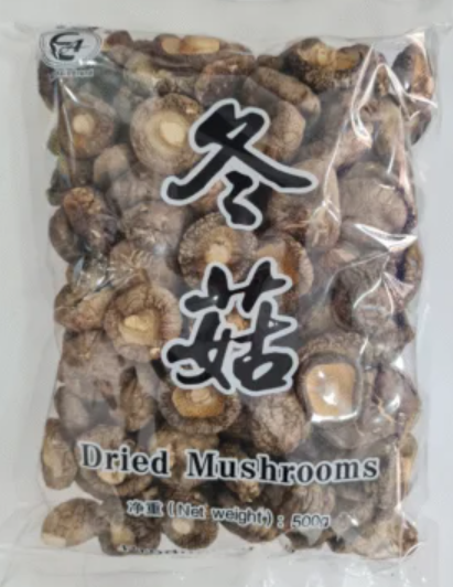 500g Dried Mushrooms (3-4cm)