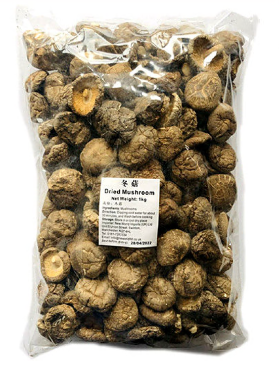 1kg Dried Mushrooms