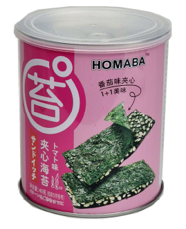 40g Sandwiched Seaweed (Tomato Flv) 40g Sandwiched Seaweed (Tomato Flv)