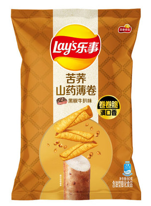 80g Tartary Buckwheat & Yam Curls (Pepper Steak Flav)