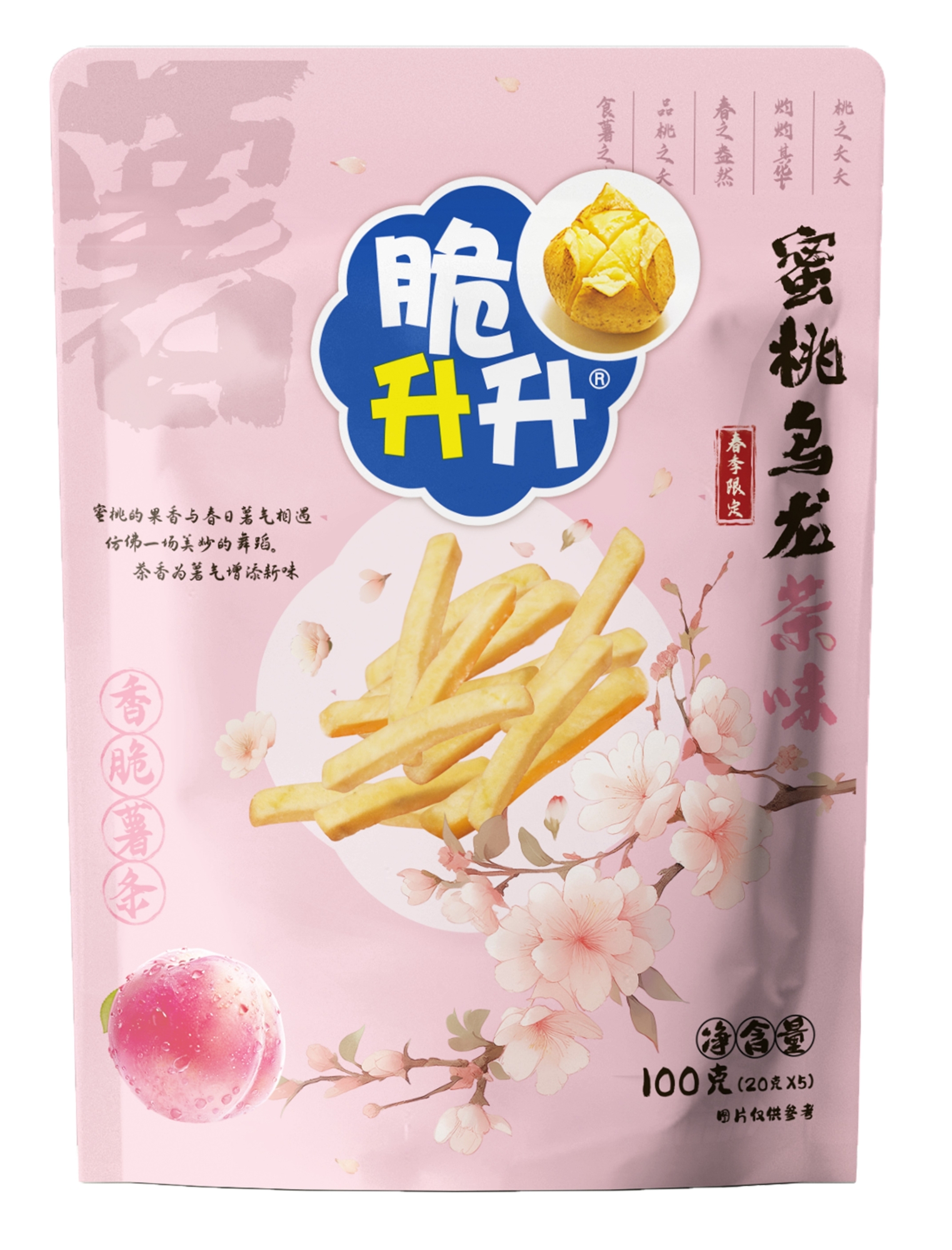 100g Potato Sticks (Peach Oolong Tea Flv)