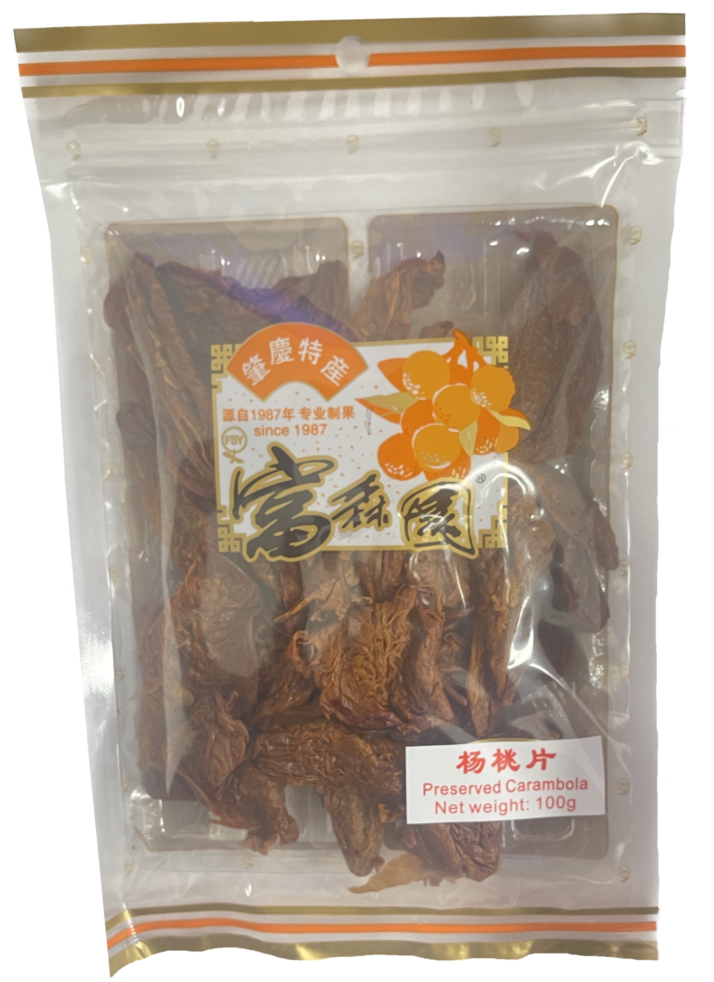 100g Preserved Carambola